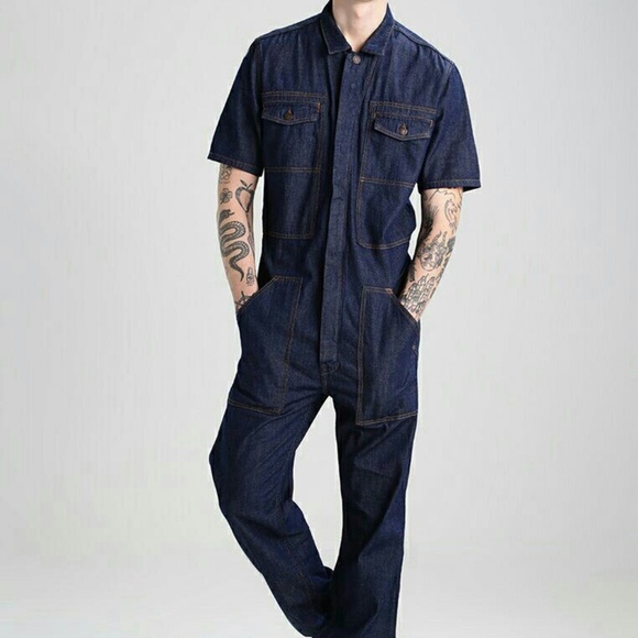 LEVI'S Jeans Straight Leg Coverall - Size Small - Picture 1 of 9